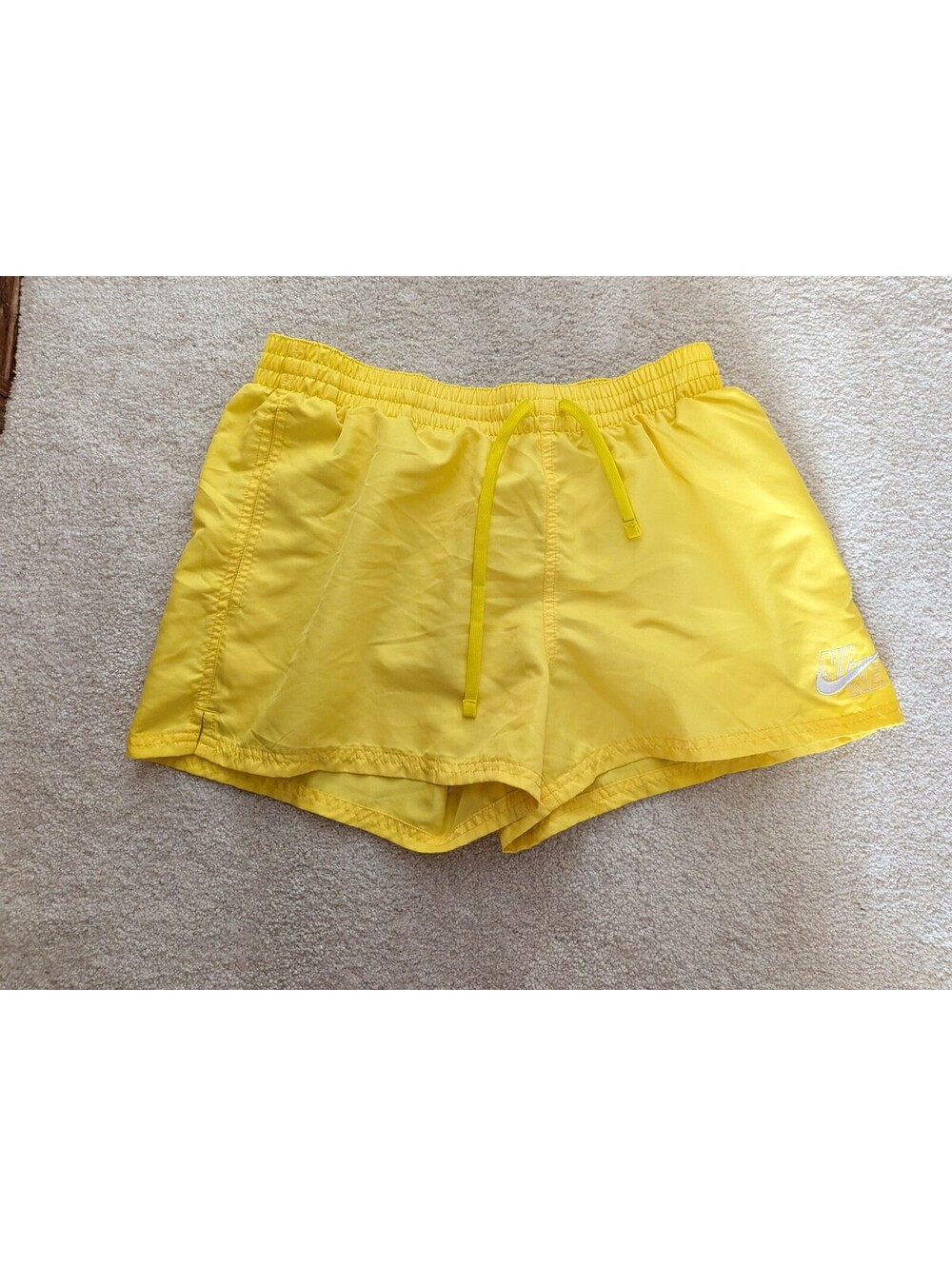Nike Swim Men's 3" Essential Volley Swim Shorts Trunks Yellow Medium M
